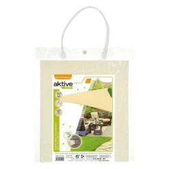 Aktive Garden Uv50 Store Triangulaire Couleur Crème -Camping Rabais aktive garden uv50 store triangulaire couleur creme 3