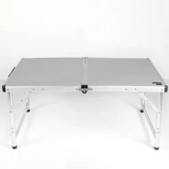 AKTIVE - Table De Camping Pliante, Réglable En 2 Hauteurs, 90x60x40/70 Cm, Gris -Camping Rabais aktive table de camping pliante reglable en 2 hauteurs 90x60x4070 cm gris 6