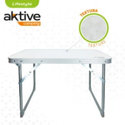 AKTIVE - Table Pliante . Table Basse Blanche En Aluminium - 40x60x40 Cm 7 AKTIVE - Table Pliante . Table Basse Blanche En Aluminium - 40x60x40 Cm -Camping Rabais aktive table pliante table basse blanche en aluminium 40x60x40 cm 2