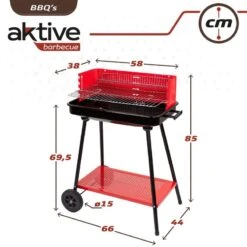 Barbecue Portable Au Charbon De Bois Pour 4 Niveaux Aktive 12 Barbecue Portable Au Charbon De Bois Pour 4 Niveaux Aktive -Camping Rabais barbecue portable au charbon de bois pour 4 niveaux aktive 5