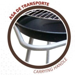Barbecue Portable Rond 4 Hauteurs Aktive -Camping Rabais barbecue portable rond 4 hauteurs aktive 3
