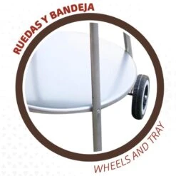 Barbecue Portable Rond 4 Hauteurs Aktive -Camping Rabais barbecue portable rond 4 hauteurs aktive 4