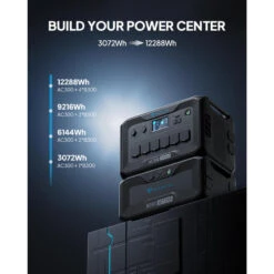 BLUETTI AC300+B300 Générateur Électrique 3072Wh,LiFePO4 Pour Panne De Courant -Camping Rabais bluetti ac300b300 generateur electrique 3072whlifepo4 pour panne de courant 5