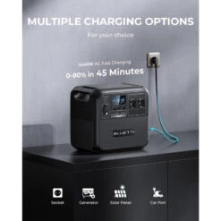 BLUETTI Générateur Électrique Portable AC180 1152Wh Batterie LiFePO4 Pour Voyage -Camping Rabais bluetti generateur electrique portable ac180 1152wh batterie lifepo4 pour voyage 3