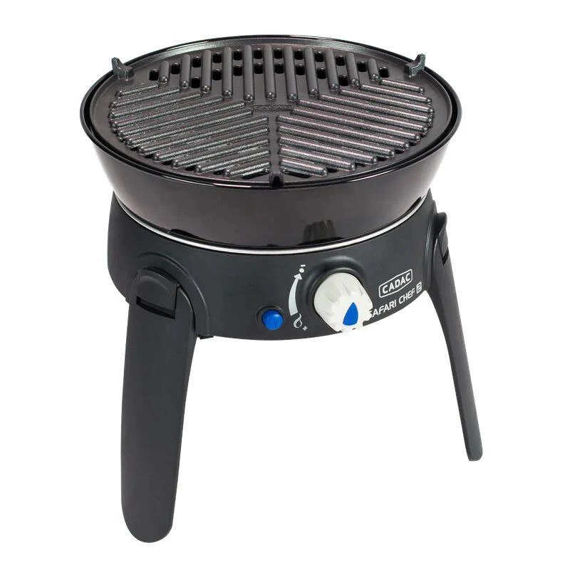 CADAC Safari Chef 30 LP Barbecue Gaz BBQ Grill Spécial Camping Pieds Repliables 5 CADAC Safari Chef 30 LP Barbecue Gaz BBQ Grill Spécial Camping Pieds Repliables – Image 5