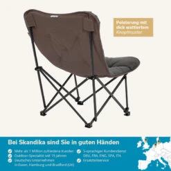 Chaise De Camping Pliante - Mala - Sac De Transport - Rembourrée - Max. 135 Kg -Camping Rabais chaise de camping pliante mala sac de transport rembourree max 135 kg 5
