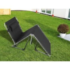 Chaise Longue Torget - Transat - Bain De Soleil 190x60x30 Cm - 150 Kg - Pliable -Camping Rabais chaise longue torget transat bain de soleil 190x60x30 cm 150 kg pliable 3