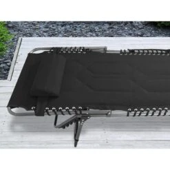 Chaise Longue Torget - Transat - Bain De Soleil 190x60x30 Cm - 150 Kg - Pliable -Camping Rabais chaise longue torget transat bain de soleil 190x60x30 cm 150 kg pliable 5