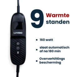 Couverture Électrique Luvego Avec Polaire/Sherpa - Brun Foncé 10 Couverture Électrique Luvego Avec Polaire/Sherpa - Brun Foncé -Camping Rabais couverture electrique luvego avec polairesherpa brun fonce 3