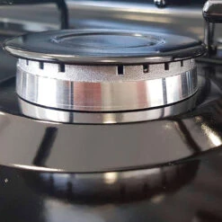 MPM Cuisinière à Gaz Portable Pour Le Camping Avec 3 Feux Couvercle Smile -Camping Rabais cuisiniere a gaz portable pour le camping avec 3 feux couvercle smile 4