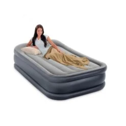 Intex Deluxe Pillow Rest Raised Twin - Lit Gonflable - 191x99x42cm - Avec Accessoires 7 Intex Deluxe Pillow Rest Raised Twin - Lit Gonflable - 191x99x42cm - Avec Accessoires -Camping Rabais deluxe pillow rest raised twin lit gonflable 191x99x42cm avec accessoires 2