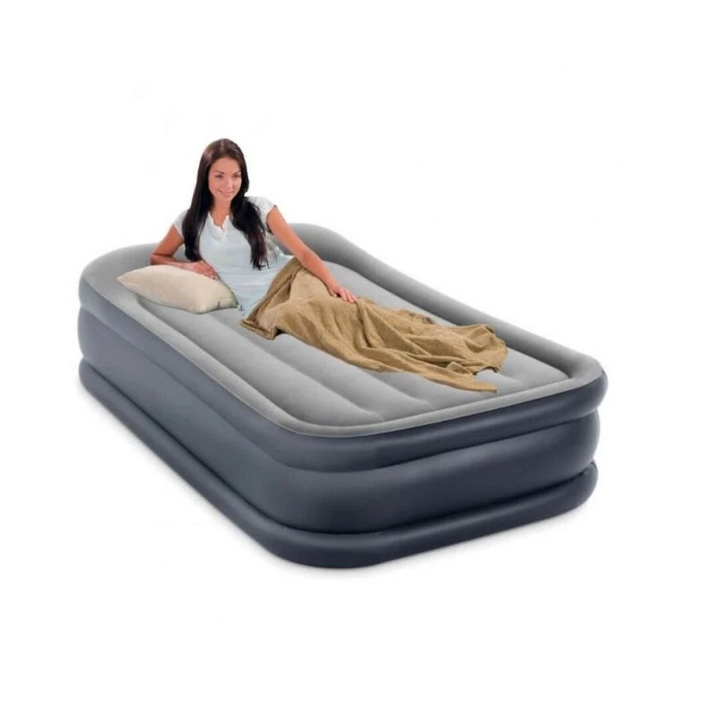 Intex Deluxe Pillow Rest Raised Twin - Lit Gonflable - 191x99x42cm - Avec Accessoires 3 Intex Deluxe Pillow Rest Raised Twin - Lit Gonflable - 191x99x42cm - Avec Accessoires – Image 3