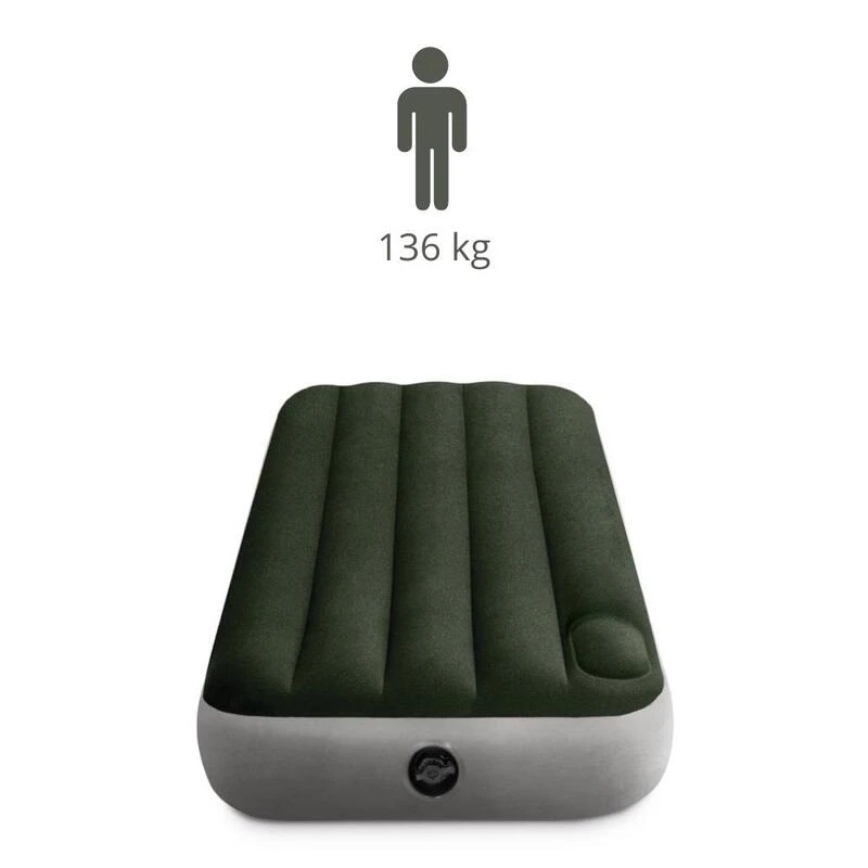 Intex Downy Twin Airbed With Foot BIP - Lit Gonflable - 191x99x25cm - Avec Accessoires 3 Intex Downy Twin Airbed With Foot BIP - Lit Gonflable - 191x99x25cm - Avec Accessoires – Image 3
