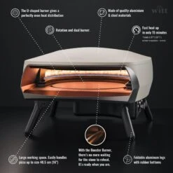 Four à Pizza WITT ETNA Modèle Rotante - Gris FR 12 Four à Pizza WITT ETNA Modèle Rotante - Gris FR -Camping Rabais four a pizza witt etna modele rotante gris fr 5