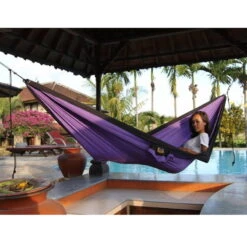 TICKET TO THE MOON Hamac Original Bleu / Turquoise -Camping Rabais hamac original bleu turquoise 4