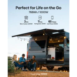 Camping Rabais -Camping Rabais kit generateur solaire bluetti ac70pv120 768wh1000w lifepo4 pour le camping 1