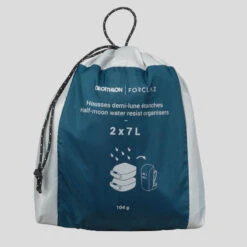 Lot De 2 Housses De Rangement De Trekking - Demi-lune Imperméables - 2x7L -Camping Rabais lot de 2 housses de rangement de trekking demi lune impermeables 2x7l 2