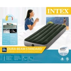 Matelas Gonflable - Intex Prestige Downy -1 Personne - 76x191x25 Cm (BxLxH) 9 Matelas Gonflable - Intex Prestige Downy -1 Personne - 76x191x25 Cm (BxLxH) -Camping Rabais matelas gonflable intex prestige downy 1 personne 76x191x25 cm bxlxh 4
