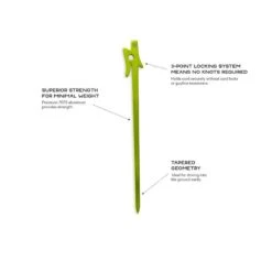 Nemo Equipment Airpin Tent Pegs - 4 Pièces -Camping Rabais nemo equipment airpin tent pegs 4 pieces 4