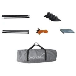 Paravent De Camping Bora - Brise-Vue - 6,0 X 1,4 M - Résistant Au Vent - Gris -Camping Rabais paravent de camping bora brise vue 60 x 14 m resistant au vent gris 6