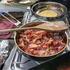 Pathfinder Poêle à Frire Pliable En Acier Inoxydable Avec Couvercle -Camping Rabais pathfinder poele a frire pliable en acier inoxydable avec couvercle 3