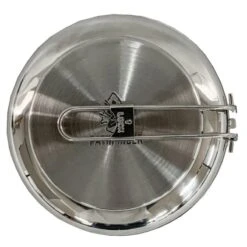 Pathfinder Poêle à Frire Pliable En Acier Inoxydable Avec Couvercle -Camping Rabais pathfinder poele a frire pliable en acier inoxydable avec couvercle 4