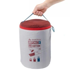 Quechua SAC DE COUCHAGE EN COTON POUR LE CAMPING - ARPENAZ 0° COTON -Camping Rabais sac de couchage en coton pour le camping arpenaz 0 coton 9