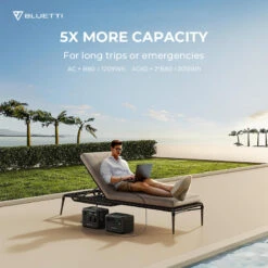 Station Électrique Portable BLUETTI AC60+B80+PV200,IP65 Générateur Solaire -Camping Rabais station electrique portable bluetti ac60b80pv200ip65 generateur solaire 4