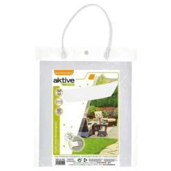 Store Rectangulaire Aktive Garden Blanc -Camping Rabais store rectangulaire aktive garden blanc 3