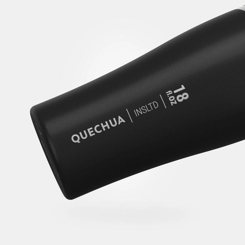Quechua Tasse / Verre MH500 Isotherme (double Paroi Inox) Camp Du Randonneur 0,5L Noir 7 Quechua Tasse / Verre MH500 Isotherme (double Paroi Inox) Camp Du Randonneur 0,5L Noir – Image 7