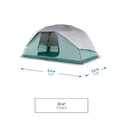 Quechua Tente à Arceaux De Camping - Arpenaz 6 ULTRAFRESH - 6 Personnes - -Camping Rabais tente a arceaux de camping arpenaz 6 ultrafresh 6 personnes 2