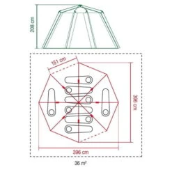 Tente Coleman Octagon Blackout 8 12 Tente Coleman Octagon Blackout 8 -Camping Rabais tente coleman octagon blackout 8 5