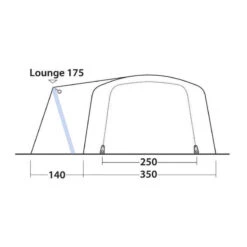 Tente Gonflable Outwell Oakdale 5PA -Camping Rabais tente gonflable outwell oakdale 5pa 4